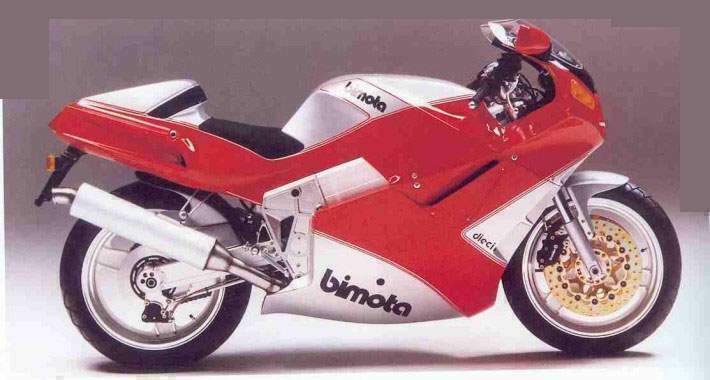 Мотоцикл Bimota YB10 Dieci  1990