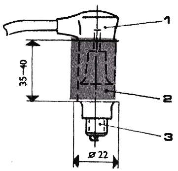 Рис. 5. Защита свечи