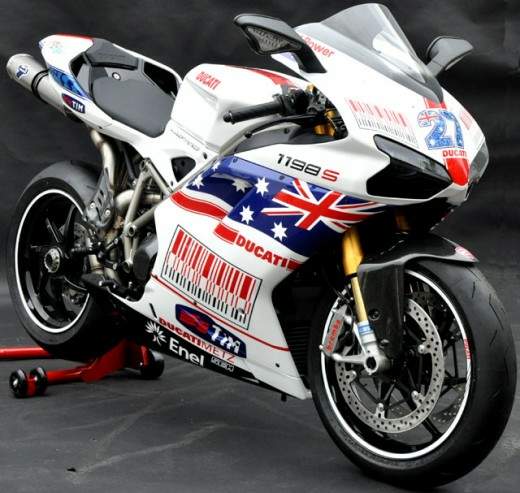 Мотоцикл Ducati 1198S Casey Stoner Island Replica 2010