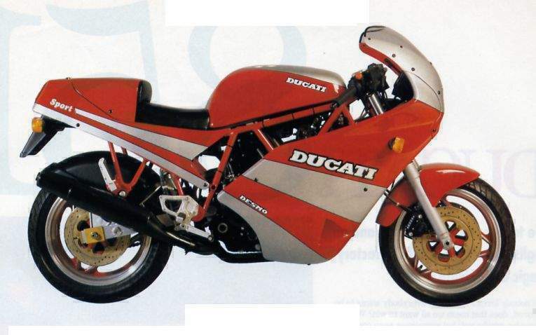 Мотоцикл Ducati 750 Sport  1989