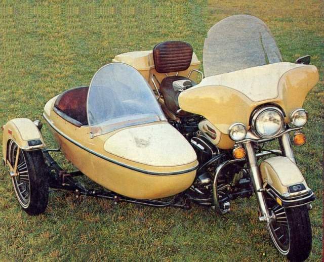 Мотоцикл Harley Davidson CLE Classic Sidecar 1979