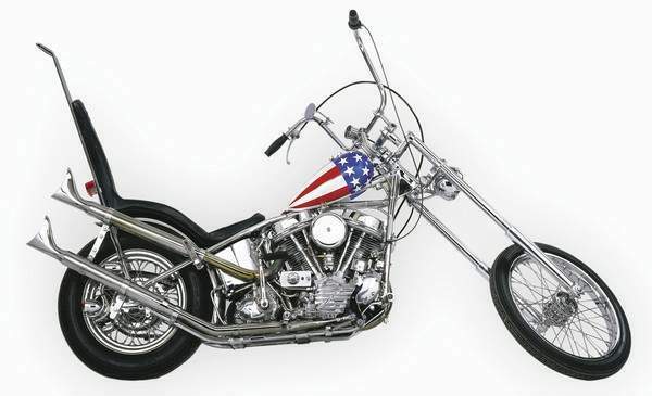 Мотоцикл Harley Davidson Easy Rider Captain America Chopper 1969