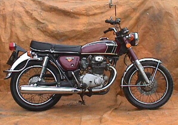 Мотоцикл Honda CB 350 Disc 1973