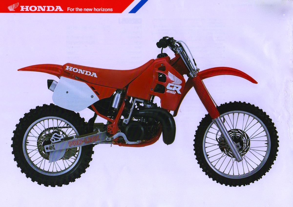 Мотоцикл Honda CR 250 R 1988