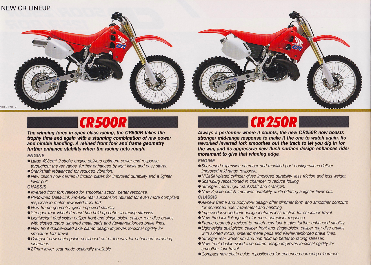 Мотоцикл Honda CR 250 R 1990