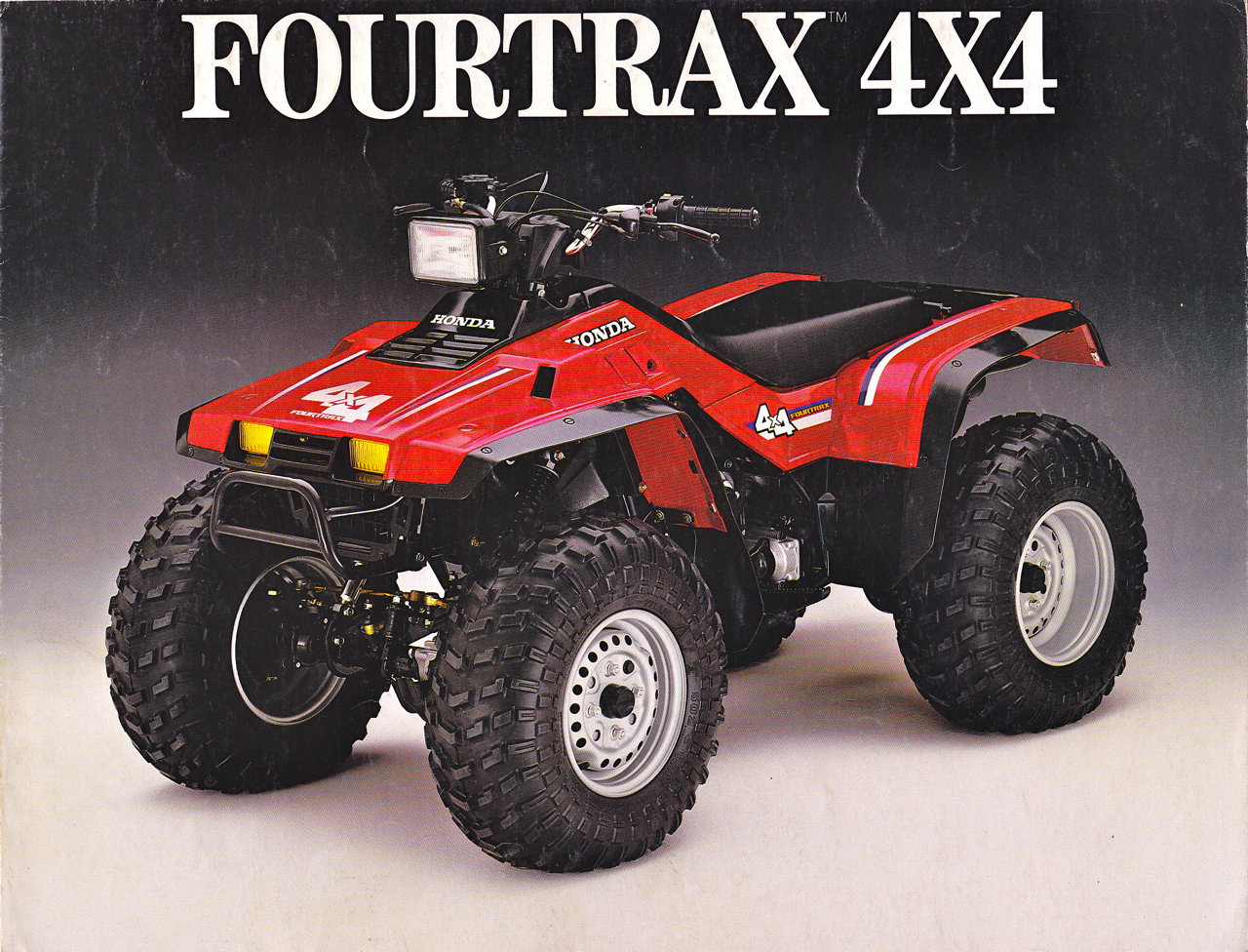 Мотоцикл Honda TRX 350 FOURTRAX 4x4 1986