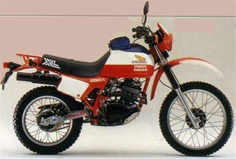 Мотоцикл Honda XL 250R Paris Dakar 1982