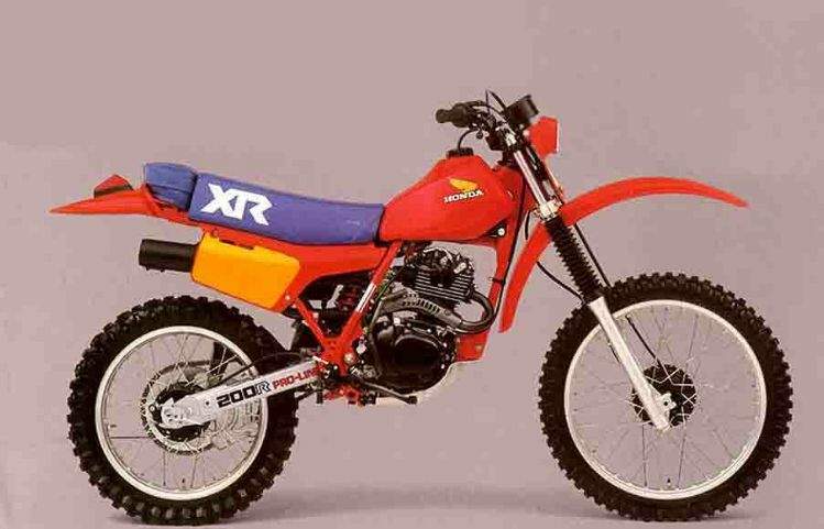 Мотоцикл Honda XR 200R 1983