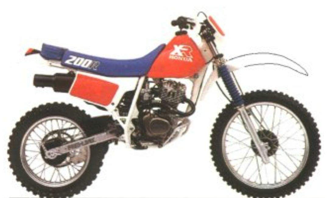 Мотоцикл Honda XR 200R 1986