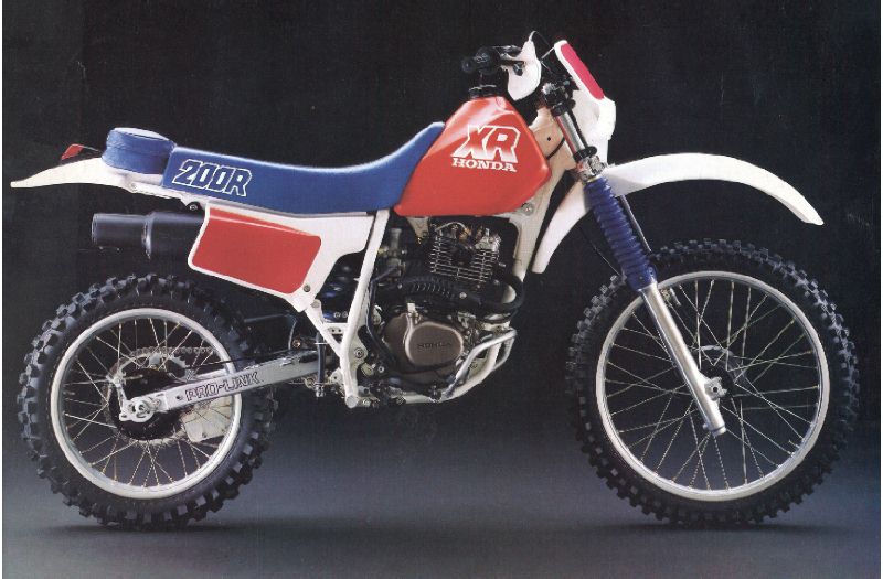 Мотоцикл Honda XR 200R 1987