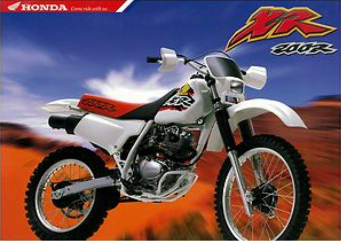 Мотоцикл Honda XR 200R 1998