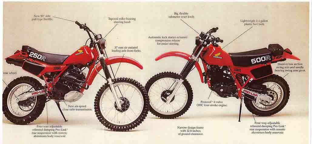 Мотоцикл Honda XR 500 R 1981