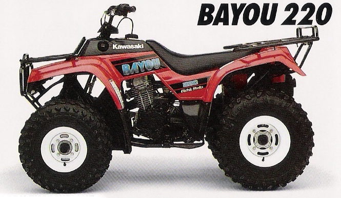 Мотоцикл Kawasaki BAYOU 220 1991