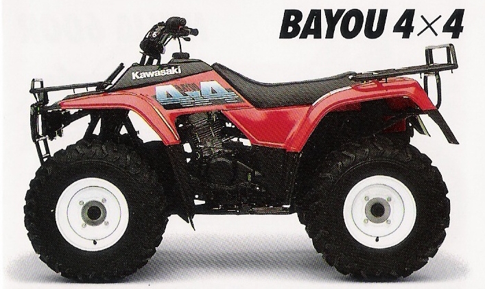 Мотоцикл Kawasaki BAYOU 300 4x4 1991