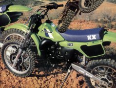 Мотоцикл Kawasaki KX 80 1984