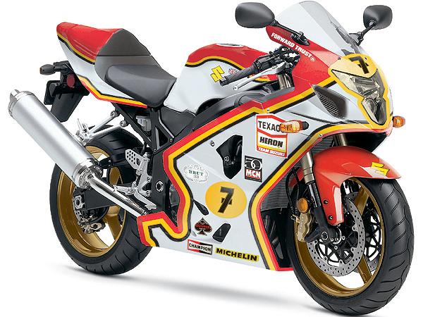 Мотоцикл Suzuki GSX-R 750 Barry Sheene replica 2005