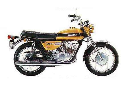 Мотоцикл Suzuki GT 250 1974