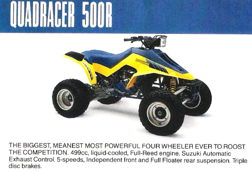 Мотоцикл Suzuki QUADRACER 500 R 1987