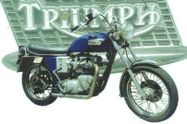 Мотоцикл Triumph Bonneville 750 T140V 1973