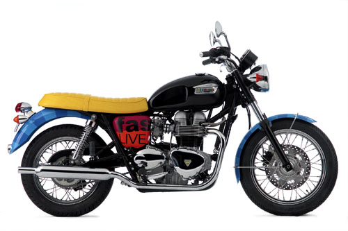 Мотоцикл Triumph Bonneville T100 "Live Fast" 2005