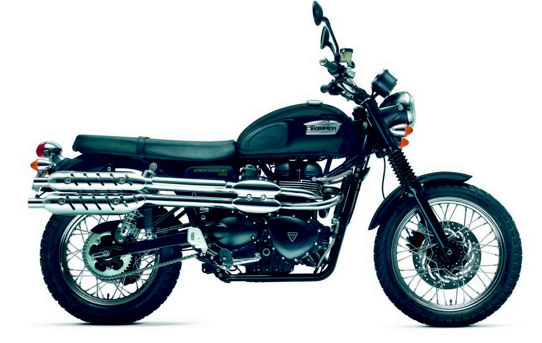 Мотоцикл Triumph Scrambler Matt Black 2012