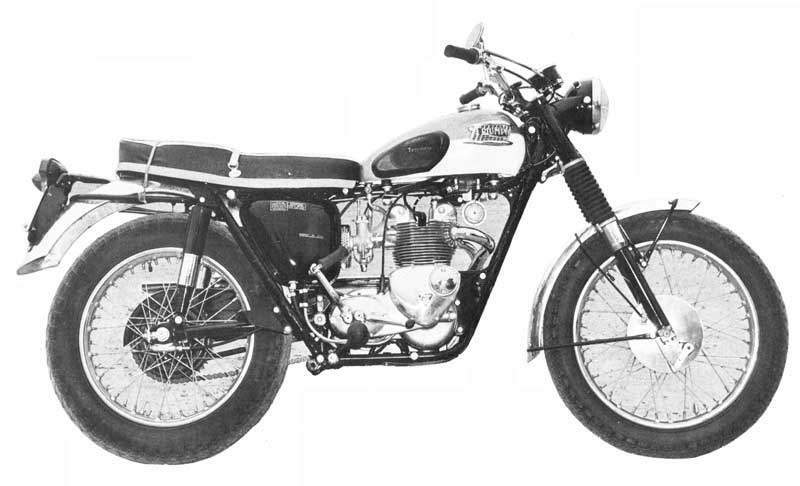 Мотоцикл Triumph Sport Tiger T100SC 1965