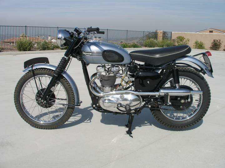 Мотоцикл Triumph TR6 Trophy 1956