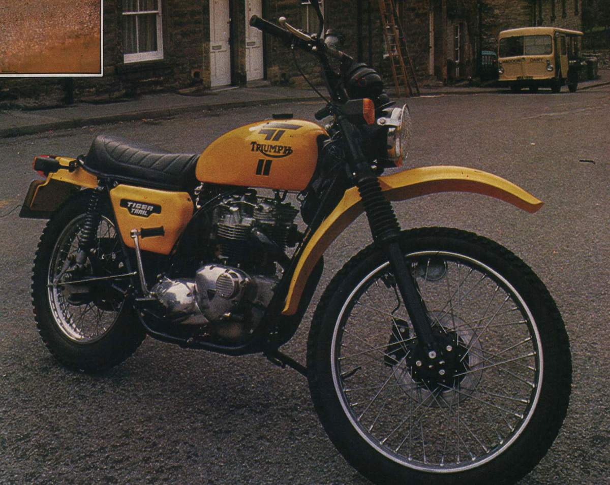 Мотоцикл Triumph TR7 750 Tiger 1981