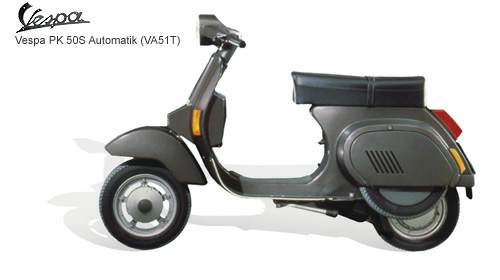 Мотоцикл Vespa PK 50 Models 1982