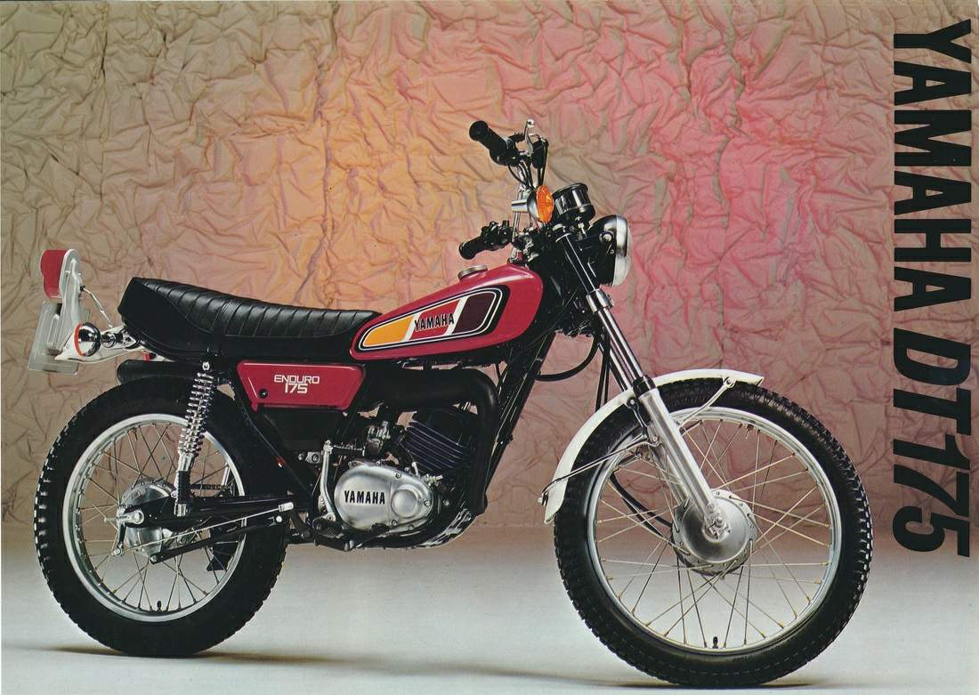 Мотоцикл Yamaha DT 175 1976