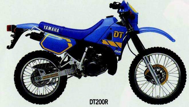 Мотоцикл Yamaha DT 200wR 1990